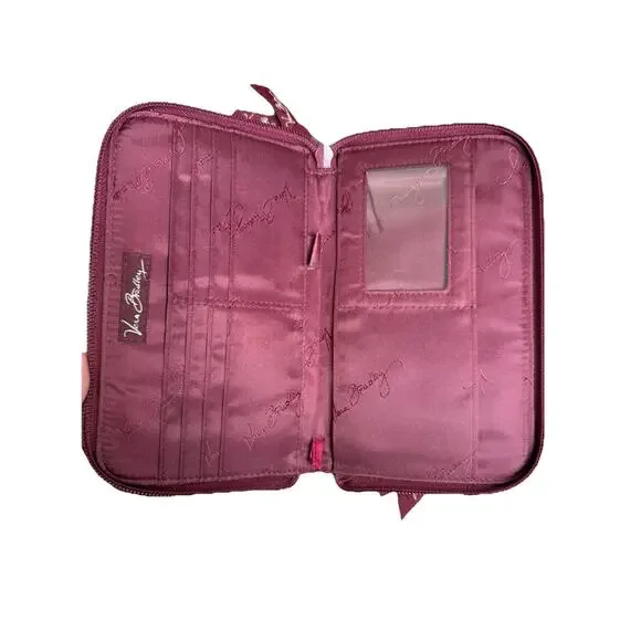 Vera Bradley Paisley Wallet Clutch in Burgundy - Picture 3 of 3